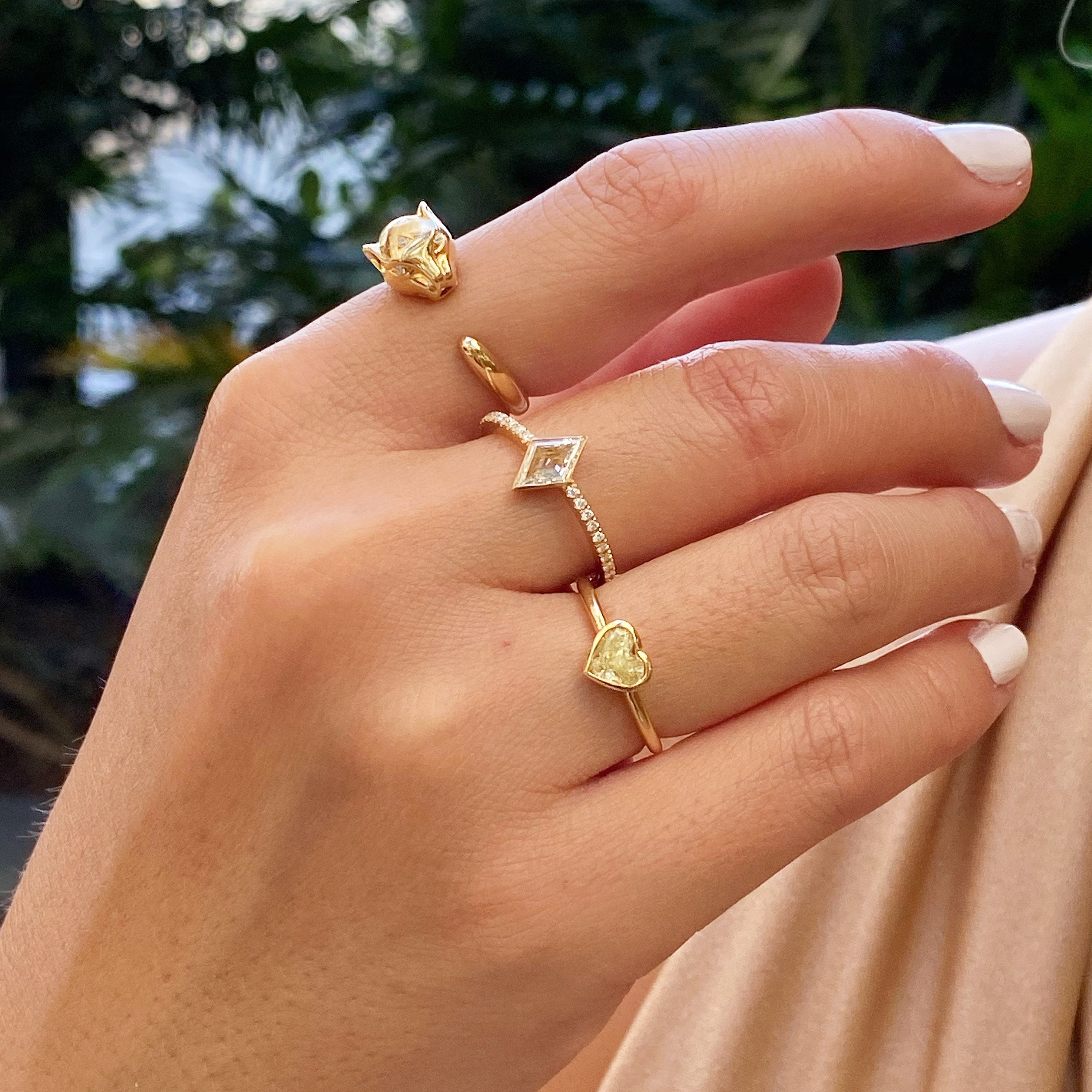 Fancy Finger Rings | Women Black Rings | Gold Plated Fancy Ring for Wo –  Jewellery Hat